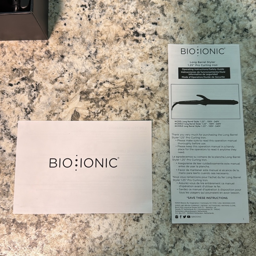 Bio ionic 1.25” pro curling iron - Picture 7 of 14